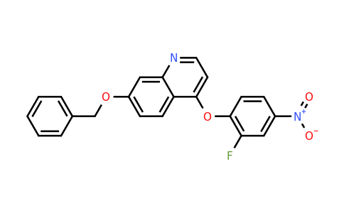 CAS 1394820-97-3 | 7-(Benzyloxy)-4-(2-fluoro-4-nitrophenoxy)quinoline