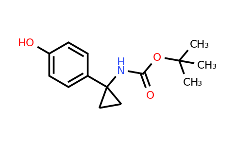 CAS 1394918-80-9 | tert-Butyl (1-(4-hydroxyphenyl)cyclopropyl)carbamate