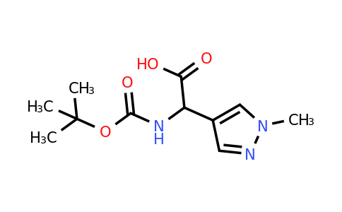 CAS 1394970-92-3 | 2-{[(tert-butoxy)carbonyl]amino}-2-(1-methyl-1H-pyrazol-4-yl)acetic acid