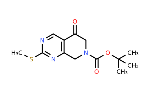 CAS 1395079-07-8 | tert-butyl 2-(methylsulfanyl)-5-oxo-5H,6H,7H,8H-pyrido[3,4-d]pyrimidine-7-carboxylate