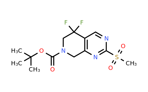 CAS 1395079-09-0 | tert-butyl 5,5-difluoro-2-methanesulfonyl-5H,6H,7H,8H-pyrido[3,4-d]pyrimidine-7-carboxylate
