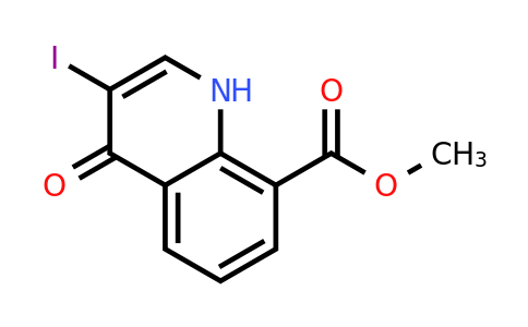 CAS 1395492-97-3 | Methyl 3-iodo-4-oxo-1,4-dihydroquinoline-8-carboxylate