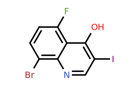 CAS 1395493-17-0 | 8-Bromo-5-fluoro-3-iodoquinolin-4-ol