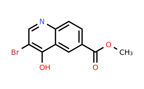 CAS 1395493-26-1 | Methyl 3-bromo-4-hydroxyquinoline-6-carboxylate