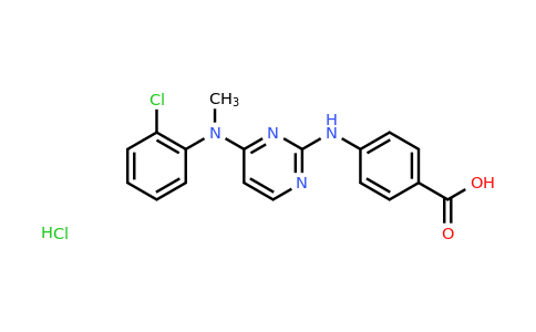 CAS 1395885-73-0 | 4-((4-((2-Chlorophenyl)(methyl)amino)pyrimidin-2-yl)amino)benzoic acid hydrochloride
