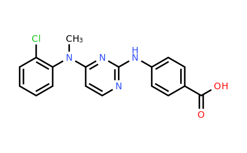 CAS 1395918-23-6 | 4-((4-((2-Chlorophenyl)(methyl)amino)pyrimidin-2-yl)amino)benzoic acid