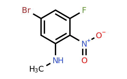 CAS 1396503-81-3 | 5-Bromo-3-fluoro-N-methyl-2-nitroaniline