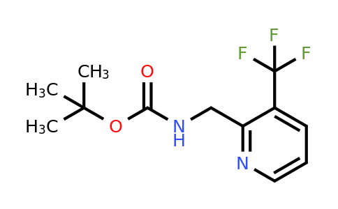 CAS 1396734-59-0 | tert-Butyl ((3-(trifluoromethyl)pyridin-2-yl)methyl)carbamate