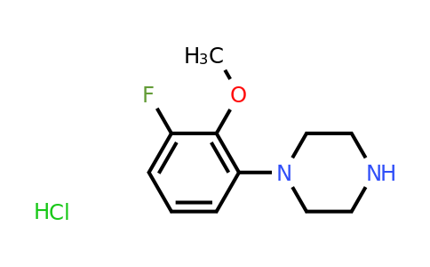 CAS 1396762-35-8 | 1-(3-fluoro-2-methoxyphenyl)piperazine hydrochloride