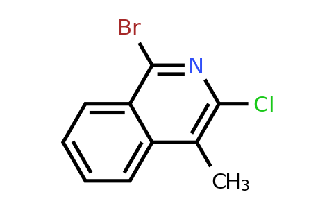 CAS 1396762-45-0 | 1-bromo-3-chloro-4-methylisoquinoline