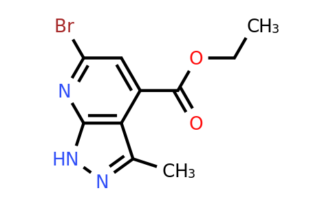CAS 1396779-99-9 | ethyl 6-bromo-3-methyl-1H-pyrazolo[3,4-b]pyridine-4-carboxylate