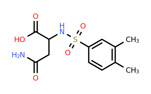 CAS 1396962-17-6 | 3-Carbamoyl-2-(3,4-dimethylbenzenesulfonamido)propanoic acid