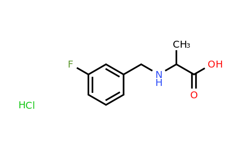 CAS 1396962-19-8 | 2-{[(3-fluorophenyl)methyl]amino}propanoic acid hydrochloride