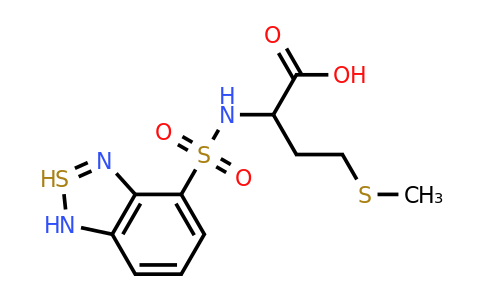 CAS 1396962-41-6 | 2-(2lambda4,1,3-benzothiadiazole-4-sulfonamido)-4-(methylsulfanyl)butanoic acid