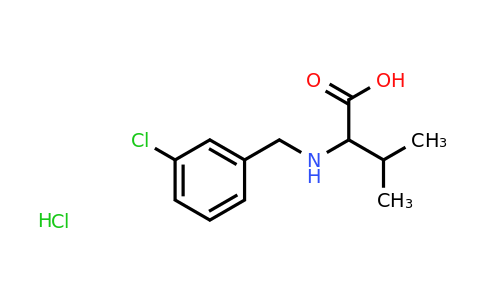 CAS 1396962-45-0 | 2-{[(3-chlorophenyl)methyl]amino}-3-methylbutanoic acid hydrochloride
