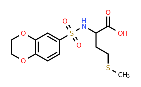 CAS 1396963-71-5 | 2-(2,3-dihydro-1,4-benzodioxine-6-sulfonamido)-4-(methylsulfanyl)butanoic acid