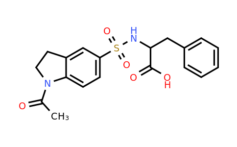 CAS 1396964-72-9 | 2-(1-Acetylindoline-5-sulfonamido)-3-phenylpropanoic acid