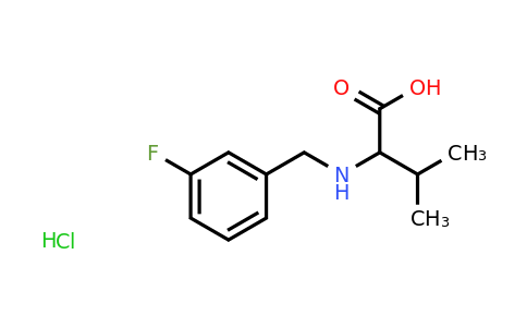 CAS 1396964-92-3 | 2-{[(3-fluorophenyl)methyl]amino}-3-methylbutanoic acid hydrochloride