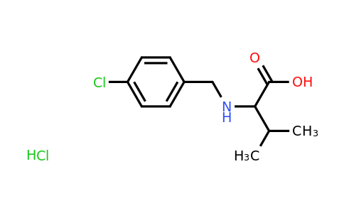 CAS 1396965-14-2 | 2-{[(4-chlorophenyl)methyl]amino}-3-methylbutanoic acid hydrochloride