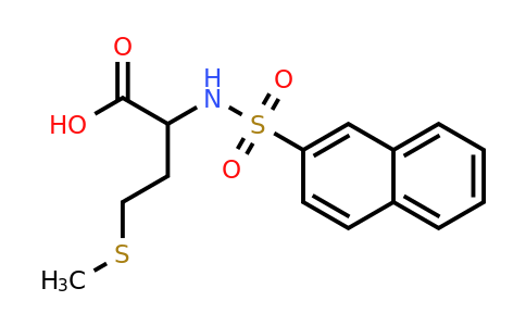 CAS 1396965-15-3 | 4-(methylsulfanyl)-2-(naphthalene-2-sulfonamido)butanoic acid