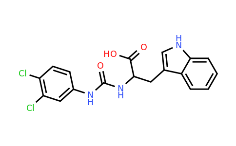 CAS 1396965-73-3 | 2-{[(3,4-dichlorophenyl)carbamoyl]amino}-3-(1H-indol-3-yl)propanoic acid
