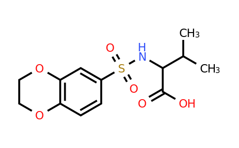 CAS 1396965-93-7 | 2-(2,3-dihydro-1,4-benzodioxine-6-sulfonamido)-3-methylbutanoic acid