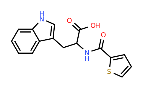 CAS 1396966-01-0 | 3-(1H-indol-3-yl)-2-[(thiophen-2-yl)formamido]propanoic acid