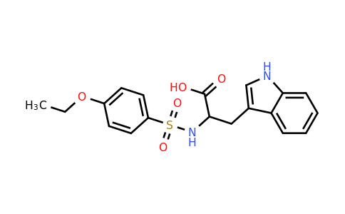 CAS 1396966-62-3 | 2-(4-ethoxybenzenesulfonamido)-3-(1H-indol-3-yl)propanoic acid
