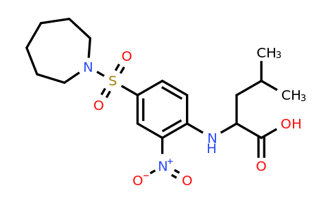 CAS 1396966-68-9 | 2-{[4-(azepane-1-sulfonyl)-2-nitrophenyl]amino}-4-methylpentanoic acid