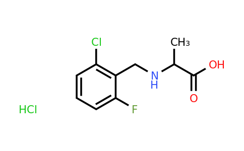 CAS 1396966-88-3 | 2-{[(2-chloro-6-fluorophenyl)methyl]amino}propanoic acid hydrochloride
