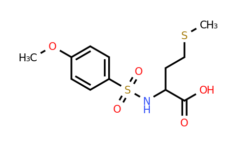 CAS 1396967-23-9 | 2-(4-methoxybenzenesulfonamido)-4-(methylsulfanyl)butanoic acid