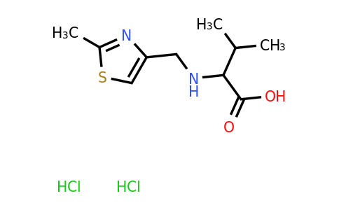 CAS 1396967-32-0 | 3-Methyl-2-{[(2-methyl-1,3-thiazol-4-yl)methyl]amino}butanoic acid dihydrochloride