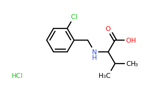CAS 1396967-35-3 | 2-{[(2-chlorophenyl)methyl]amino}-3-methylbutanoic acid hydrochloride
