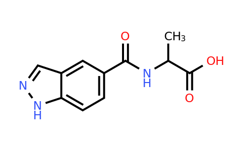 CAS 1396973-36-6 | 2-[(1H-Indazol-5-yl)formamido]propanoic acid