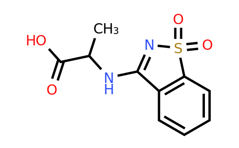 CAS 1396994-80-1 | 2-[(1,1-dioxo-1lambda6,2-benzothiazol-3-yl)amino]propanoic acid