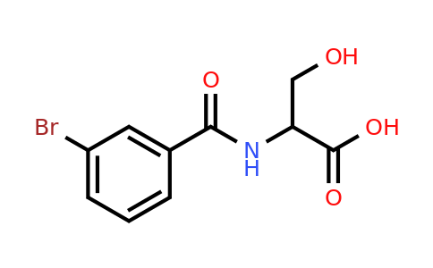 CAS 1396999-37-3 | 2-[(3-Bromophenyl)formamido]-3-hydroxypropanoic acid