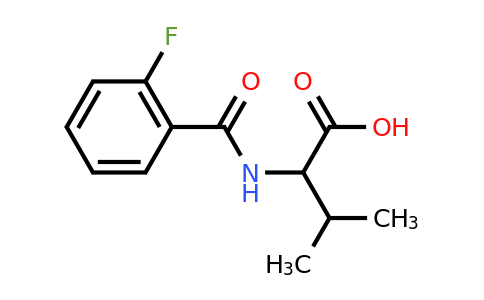 CAS 1396999-93-1 | 2-[(2-fluorophenyl)formamido]-3-methylbutanoic acid