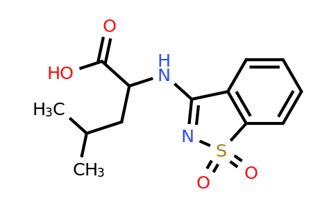 CAS 1397004-77-1 | 2-[(1,1-dioxo-1lambda6,2-benzothiazol-3-yl)amino]-4-methylpentanoic acid