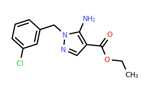 CAS 1397219-57-6 | ethyl 5-amino-1-[(3-chlorophenyl)methyl]pyrazole-4-carboxylate