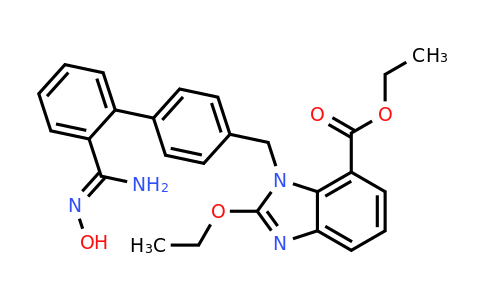 CAS 1397836-41-7 | ethyl (Z)-2-ethoxy-1-((2'-(N'-hydroxycarbamimidoyl)-[1,1'-biphenyl]-4-yl)methyl)-1H-benzo[d]imidazole-7-carboxylate