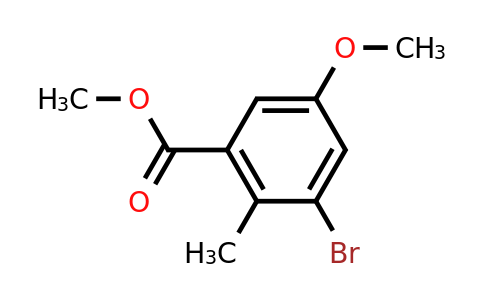 CAS 13979-62-9 | 3-Bromo-5-methoxy-2-methyl-benzoic acid methyl ester