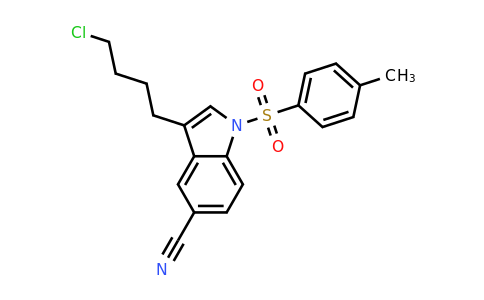 CAS 1398358-69-4 | 3-(4-chlorobutyl)-1-tosyl-1H-indole-5-carbonitrile