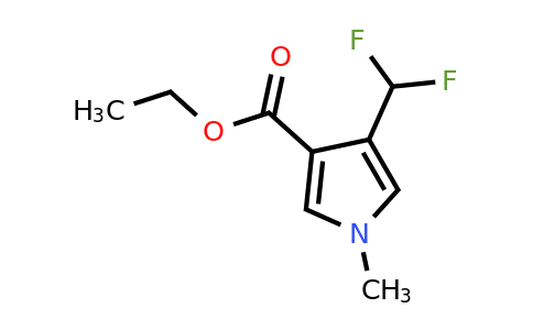 CAS 1398504-25-0 | Ethyl 4-(difluoromethyl)-1-methyl-1H-pyrrole-3-carboxylate