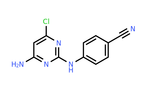CAS 1398507-08-8 | 4-((4-Amino-6-chloropyrimidin-2-yl)amino)benzonitrile