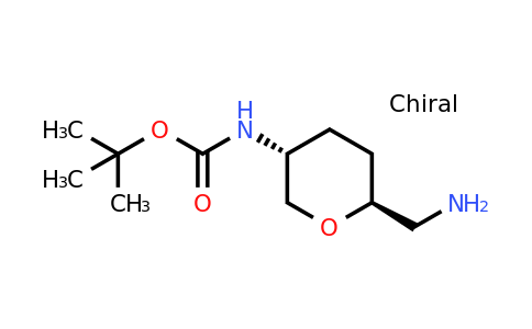 CAS 1398570-28-9 | tert-butyl N-[(3R,6S)-6-(aminomethyl)oxan-3-yl]carbamate