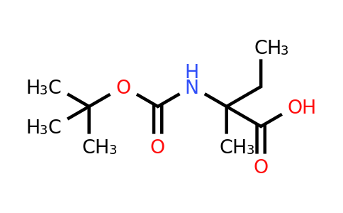 CAS 139937-98-7 | 2-{[(tert-butoxy)carbonyl]amino}-2-methylbutanoic acid