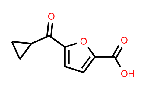 CAS 1399660-82-2 | 5-(cyclopropanecarbonyl)furan-2-carboxylic acid