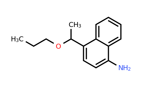 CAS 1399662-63-5 | 4-(1-Propoxyethyl)naphthalen-1-amine