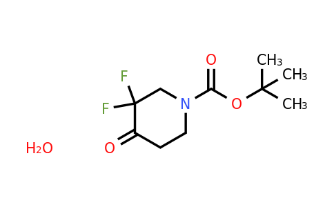 CAS 1400264-85-8 | tert-butyl 3,3-difluoro-4-oxopiperidine-1-carboxylate hydrate