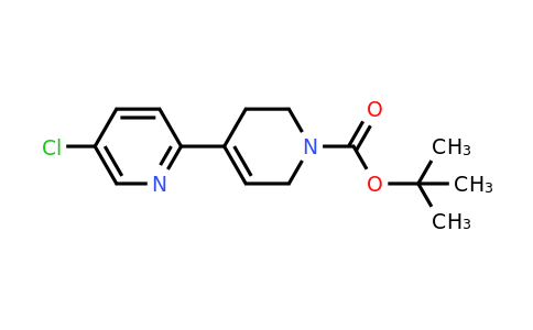 CAS 1400593-06-7 | tert-butyl 4-(5-chloro-2-pyridyl)-3,6-dihydro-2H-pyridine-1-carboxylate
